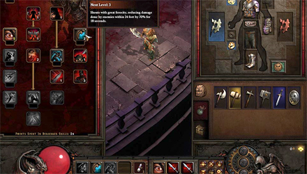Blizzard mostra l'interfaccia grafica di Diablo III