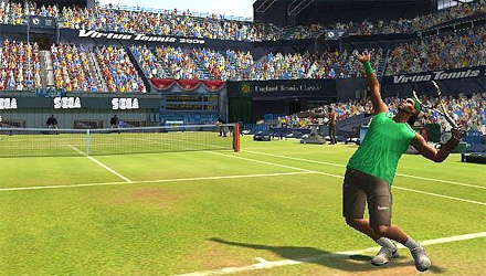 Virtua Tennis 2009 senza pulsanti e online anche su Wii