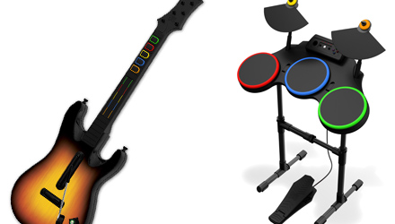 Le periferiche di Guitar Hero World Tour disponibili stand-alone