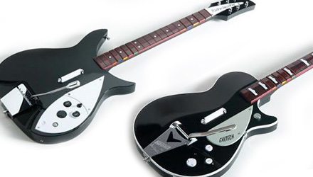 Le chitarre di John e George in The Beatles: Rock Band