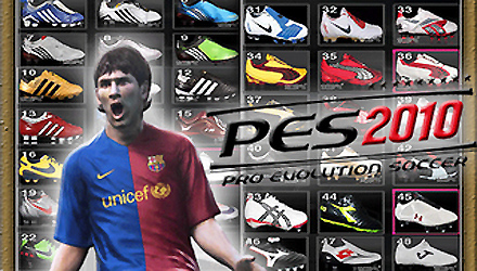 PES 2010 patch: nuovi palloni e decine di scarpini inediti per il titolo Konami