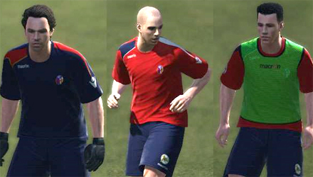 PES 2010 patch: divisa di allenamento per il Bologna
