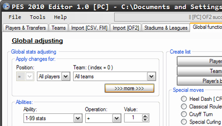 PES 2010 Editor v2.0 disponibile per il download