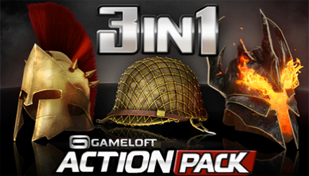 Gameloft Action Pack: Hero of Sparta, Blades of Fury e Brothers in Arms scontati
