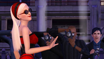 Celebrità e vampiri in The Sims 3: Late Night