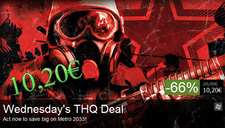 Metro 2033 a prezzo scontatissimo su Steam solo per oggi!