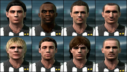 PES 2011: un pacchetto con quindici nuovi volti per la Juventus e altre squadre