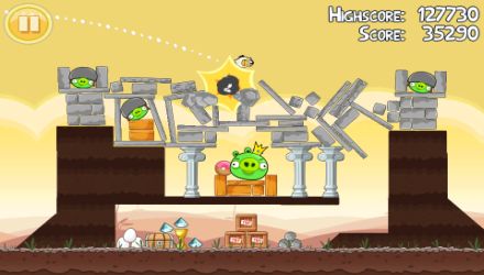 Angry Birds Free pubblicato da Rovio per iPhone