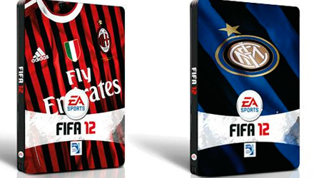 FIFA 12: EA presenta le steel box dedicate a Milan e Inter