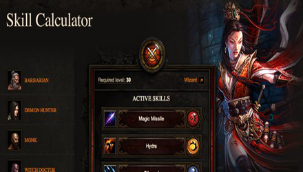 Diablo III, disponibile online lo Skill Calculator