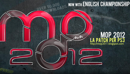 PES 2012: MOP 1.8, aggiornamento per la patch amatoriale PS3