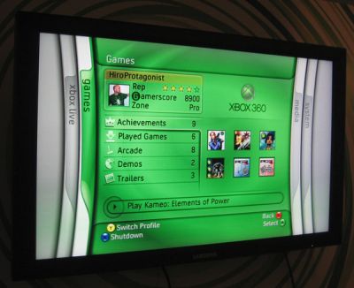 Mostrate le prime immagini dell'interfaccia di Xbox 360