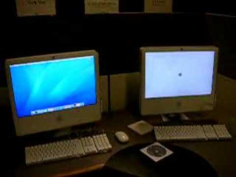 iMac G5 vs iMac Intel Boot