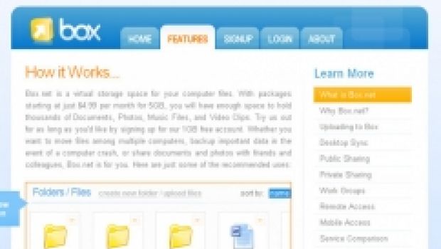 Box.net al posto di iDisk