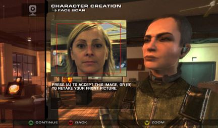 Il vostro volto in Rainbow Six Vegas