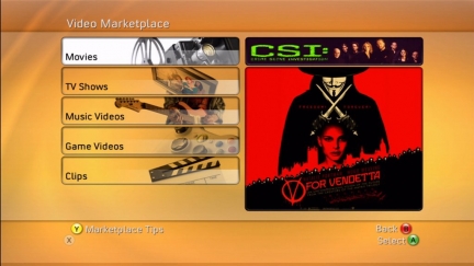 Xbox 360: film in arrivo sul Marketplace