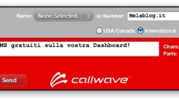 CallWave: widget per inviare SMS gratis