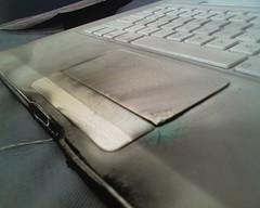 Un MacBook in fiamme!