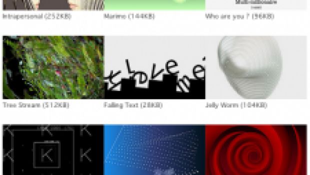 Nuovi screensaver Quartz