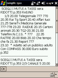 Televideo a portata di palmare