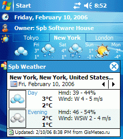 Programmi meteo per Pocket PC