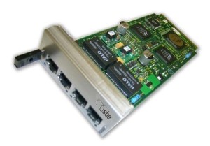 Una scheda per aggiungere quattro porte Gigabit Ethernet.