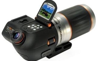 Fotocamera digitale Celestron con zoom ottico da 14x