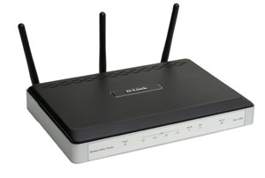 D-Link	 DSL-2740B Modem router 802.11n Wireless ADSL2/2+