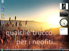 Qualche dritta per personalizzare il desktop