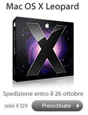 Leopard, il Mac OS X 10.5 è disponibile