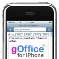 Scrivere testi con gOffice sull'iPhone