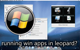 Leopard pronto a far girare applicazioni Windows?