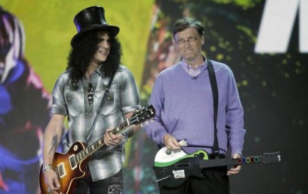 Show di Bill Gates e Slash al CES 2008