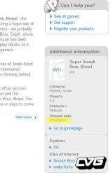 Super Smash Bros. Brawl in Europa l'1 giugno?