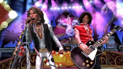 Batteria e microfono per Guitar Hero: Aerosmith?
