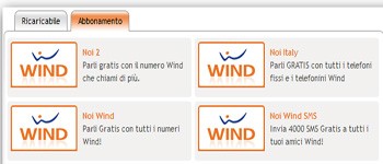 Wind: modifica le Opzioni 