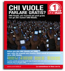 Uno Mobile: chiama gratis con Uno People