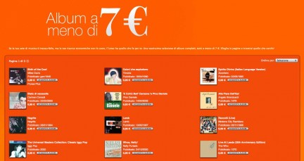 Su iTunes Store saldi di stagione