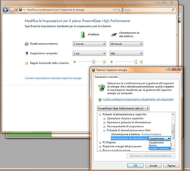 Personalizzare i pulsanti di alimentazione