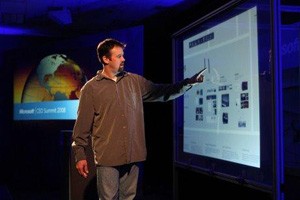 TouchWall, il multitouch da parete secondo Microsoft