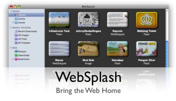 WebSplash: salva i contenuti Web sul tuo Mac