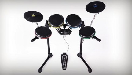 Rock Band: presentata una batteria di lusso