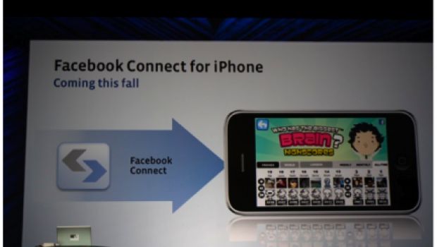 Facebook Connect arriverà sull'iPhone entro l'autunno