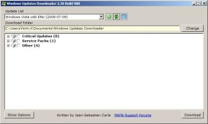 Windows Updates Downloader: tutte le patch a portata di clic