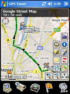 GPS Tuner 5.4i per rilevazioni satellitari di posizione
