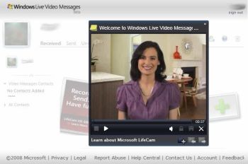Video messaggi con Windows Live Video Messages