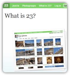 23, servizio di photo-sharing simile a Flickr