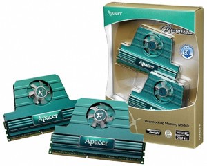 Overclock fino a 2000MHz per le Apacer Aeolus DDR3