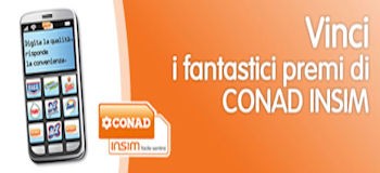 Concorso Conad Insim: in premio SIM e cellulari Samsung