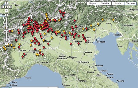 Eolo alla conquista del Nord d'Italia
